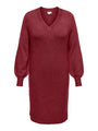 Carmakoma CARKATIA LS V-NECK DRESS KNT NOOS