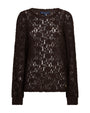 Red Button Red Button Top lace