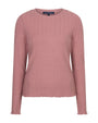 Red Button Red Button Top fine knit