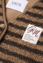 Cecil Gilet Teddy Stripe - alternate