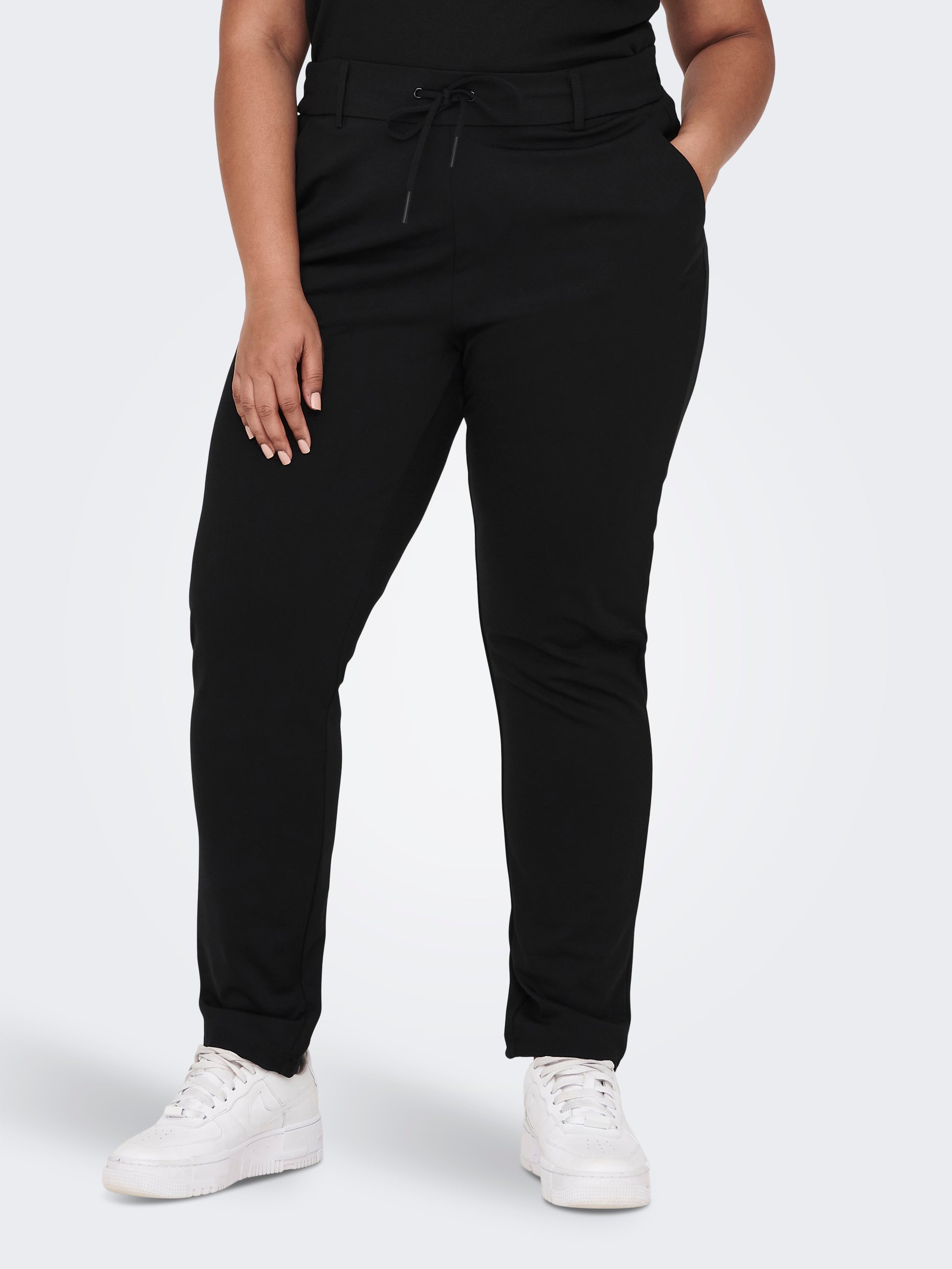 Carmakoma Pant Goldtrash Zwart - OAK Fashion Noordwolde