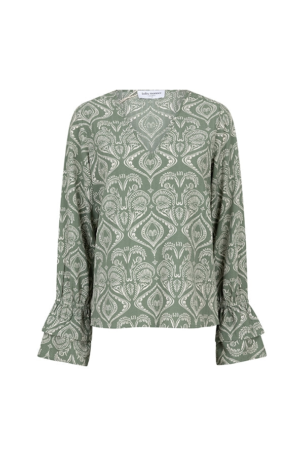 Lofty Manner Blouse Sofie Groen - OAK Fashion Noordwolde
