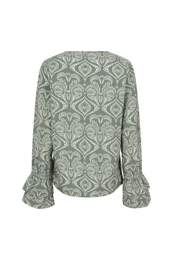 Lofty Manner Blouse Sofie Groen - OAK Fashion Noordwolde