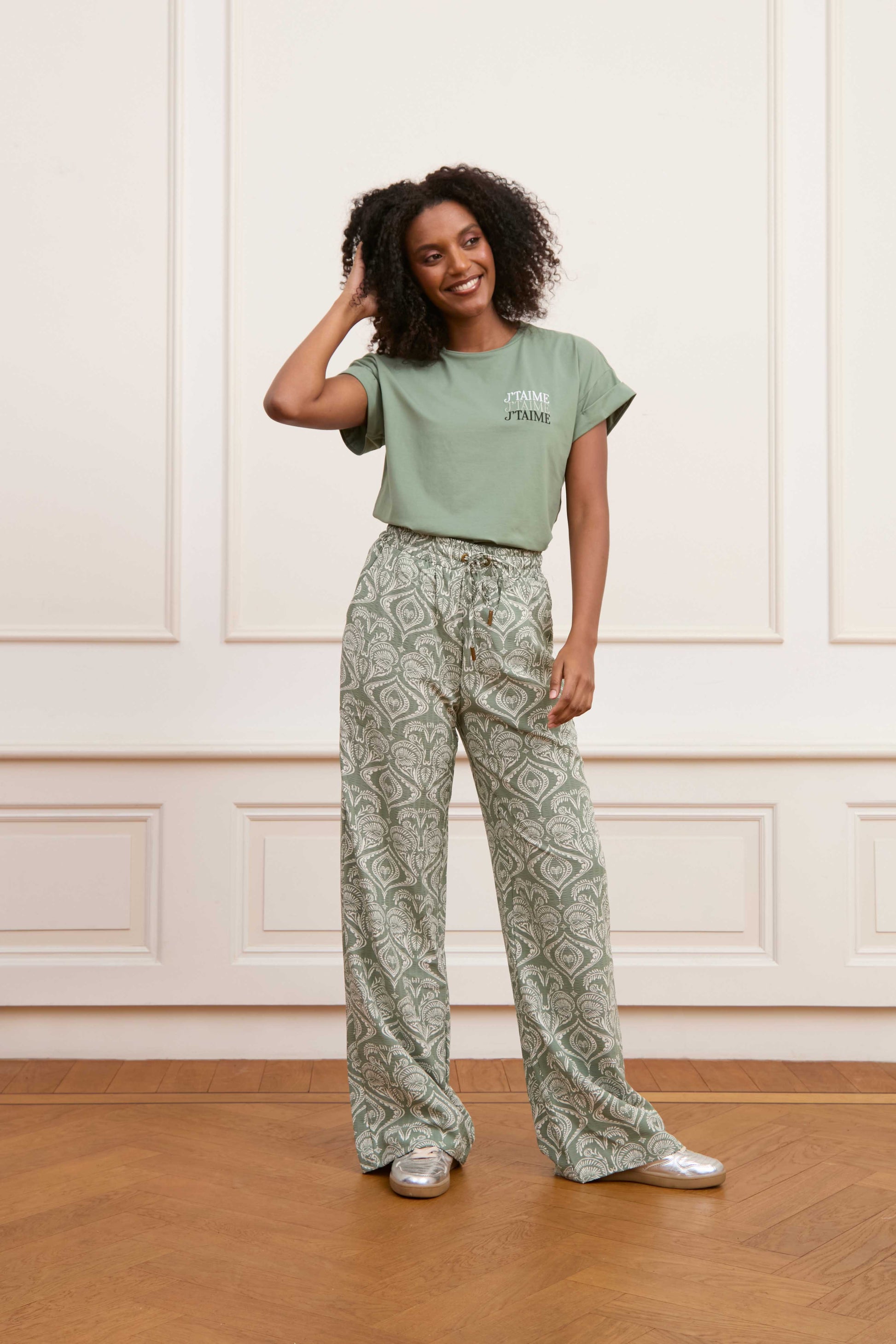 Lofty Manner Trouser Elise Groen - OAK Fashion Noordwolde