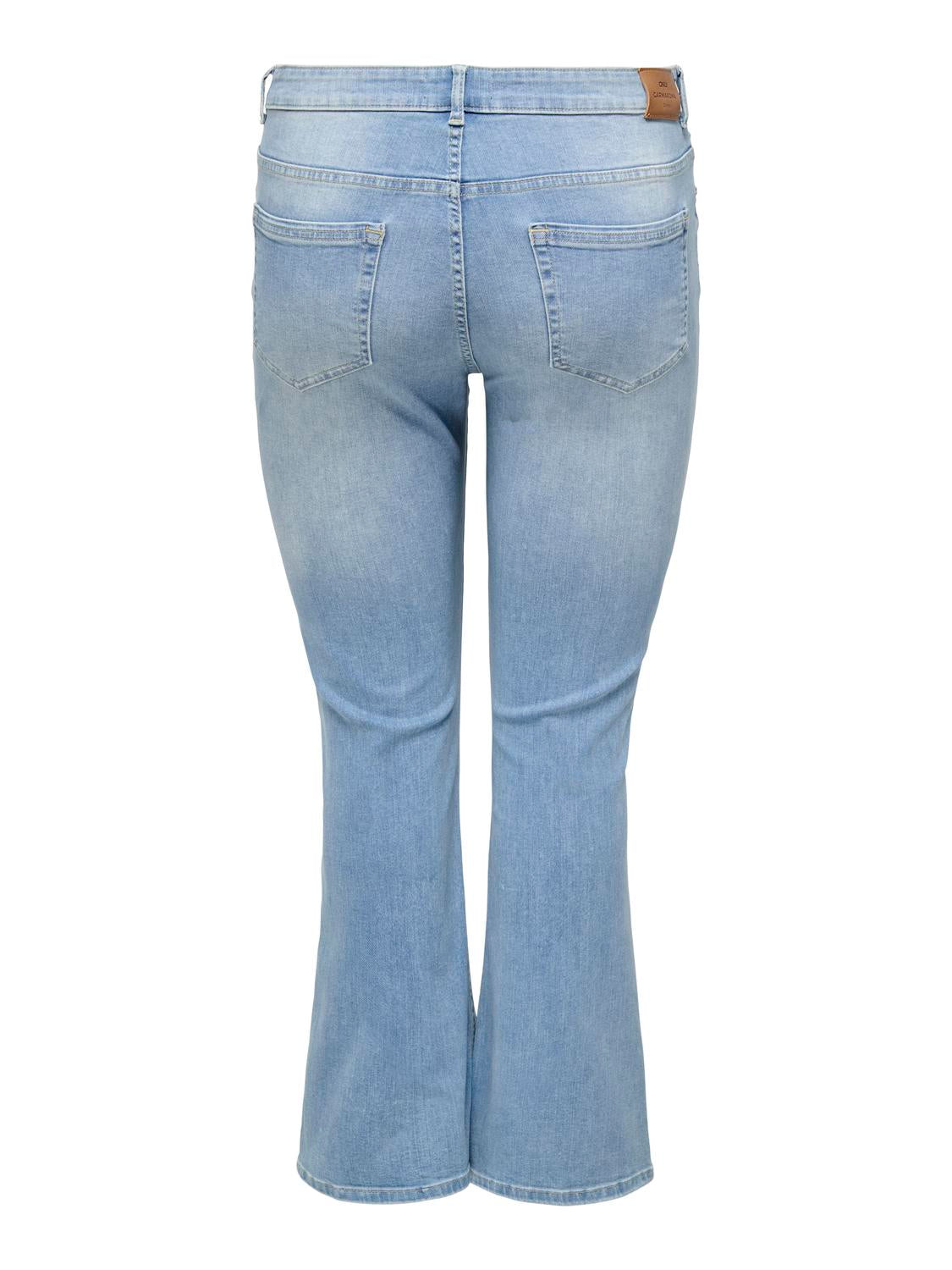 Carmakoma CARWILLY LIFE HW FLARED DNM TAI467 NOOS Blauw - OAK Fashion Noordwolde