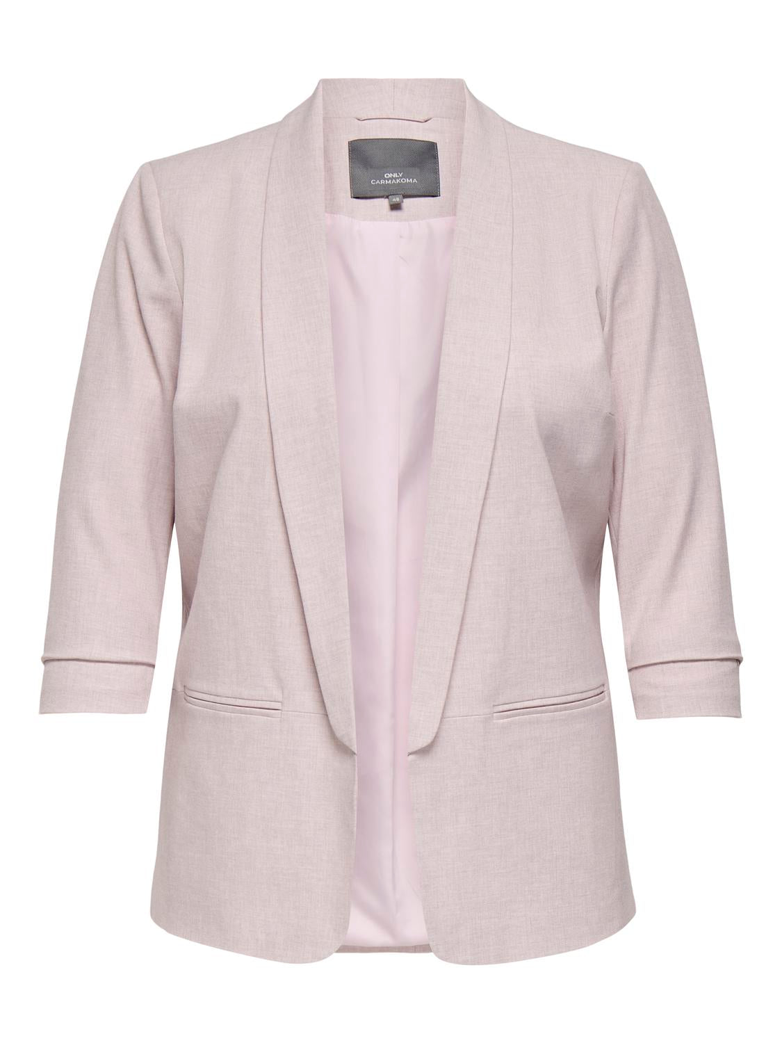 Carmakoma CARELLY 3/4 LIFE BLAZER TLR NOOS Paars - OAK Fashion Noordwolde