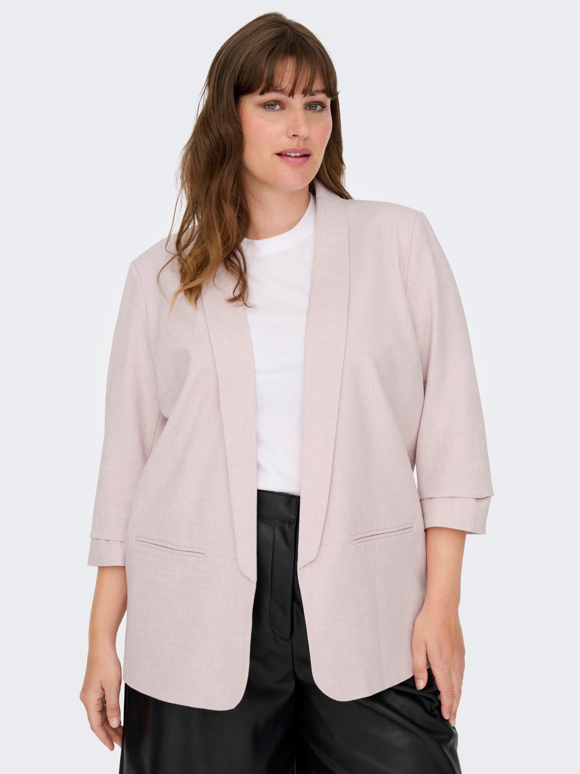 Carmakoma CARELLY 3/4 LIFE BLAZER TLR NOOS Paars - OAK Fashion Noordwolde