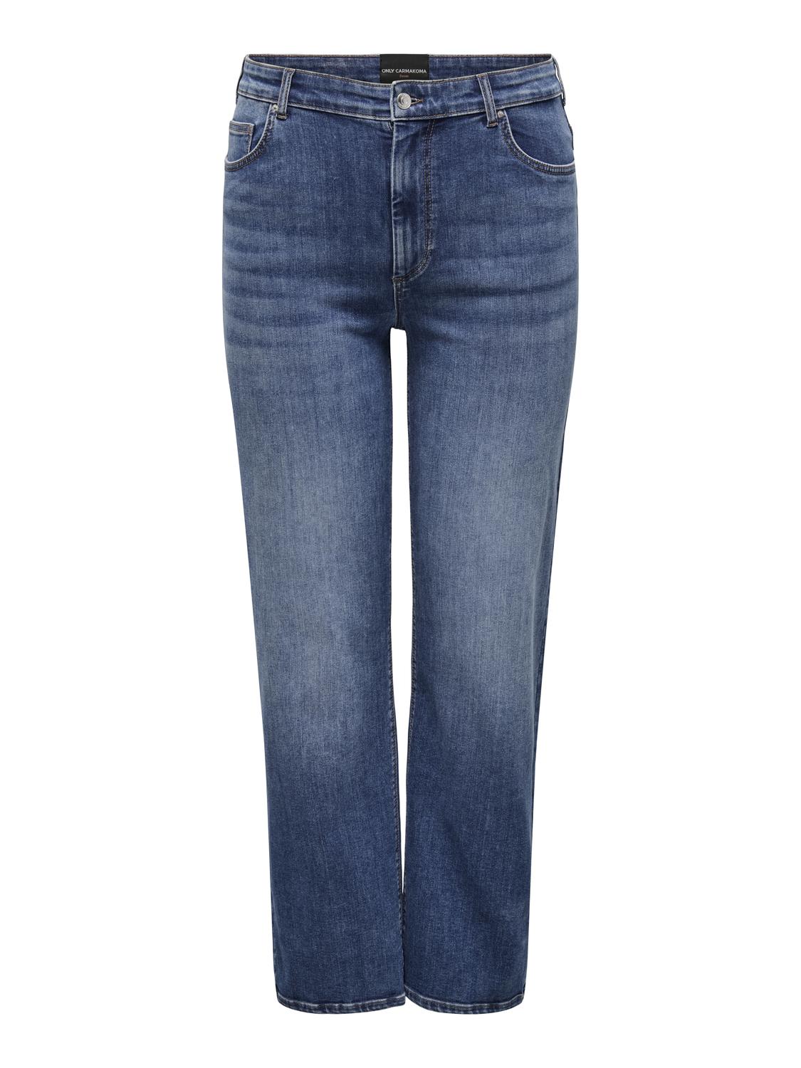 Carmakoma CARWILLY MID STRAIGHT DNM TAI021 NOOS Blauw - OAK Fashion Noordwolde