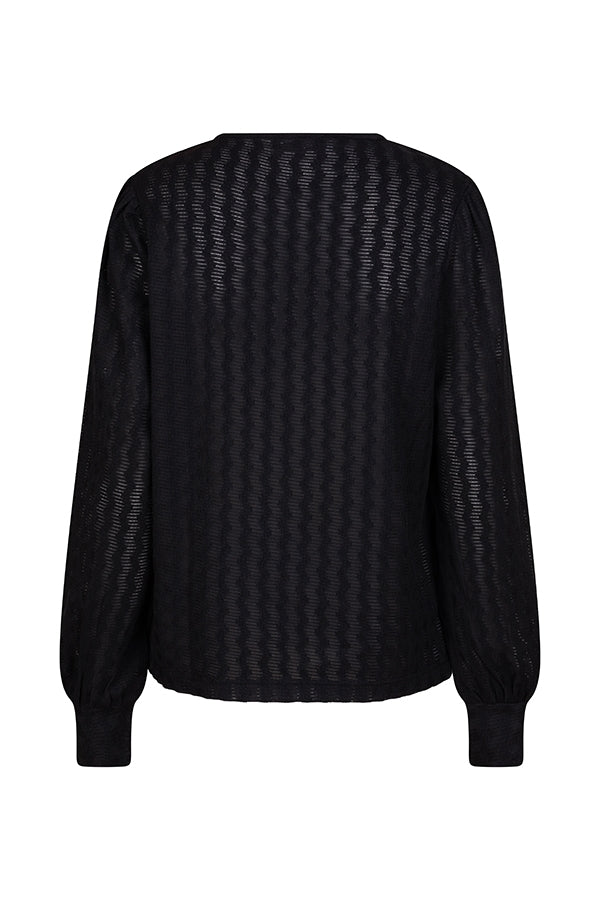 Lofty Manner Top Lena Zwart - OAK Fashion Noordwolde