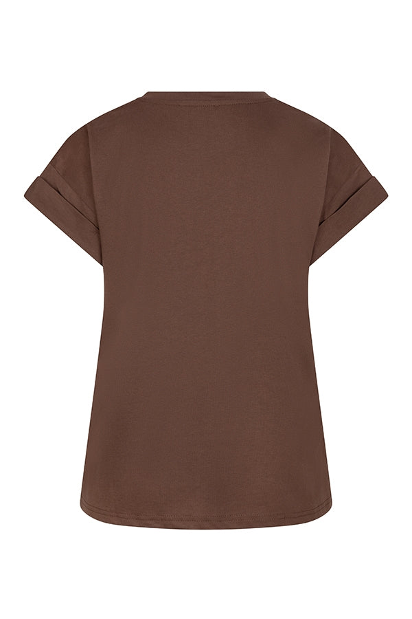 Lofty Manner T-shirt Maysa Bruin - OAK Fashion Noordwolde