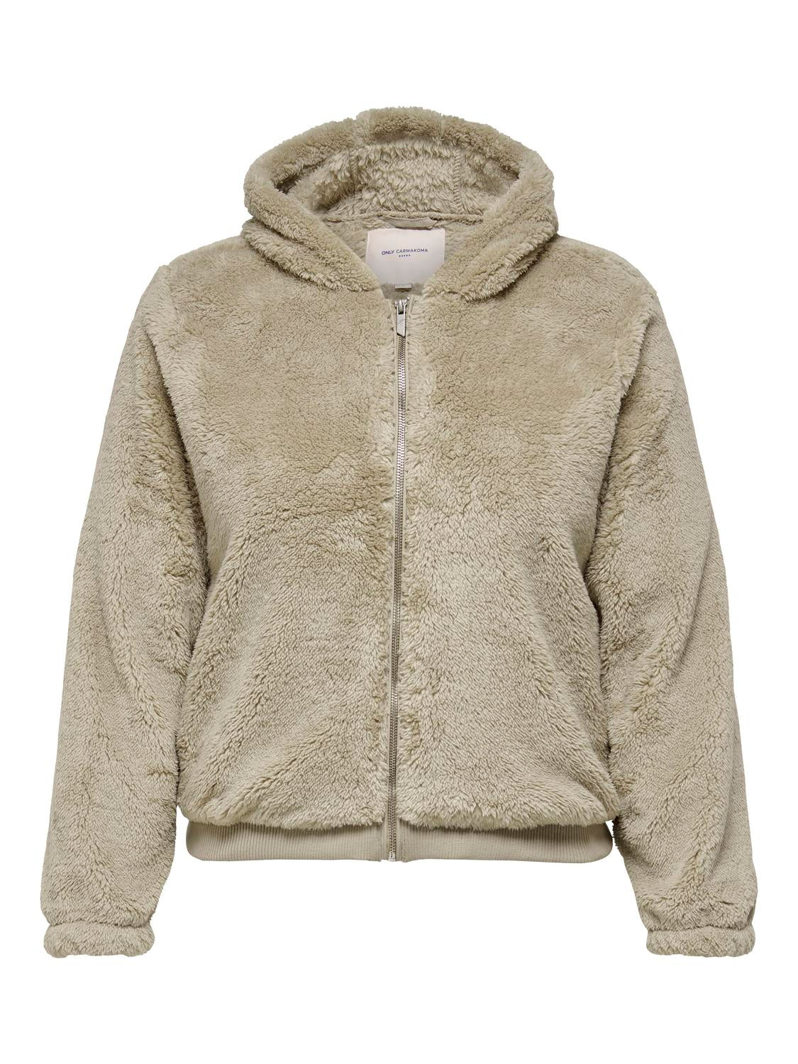 Carmakoma CARNEWANNA CONTACT SHERPA JCKT OTW NOOS Wit - OAK Fashion Noordwolde