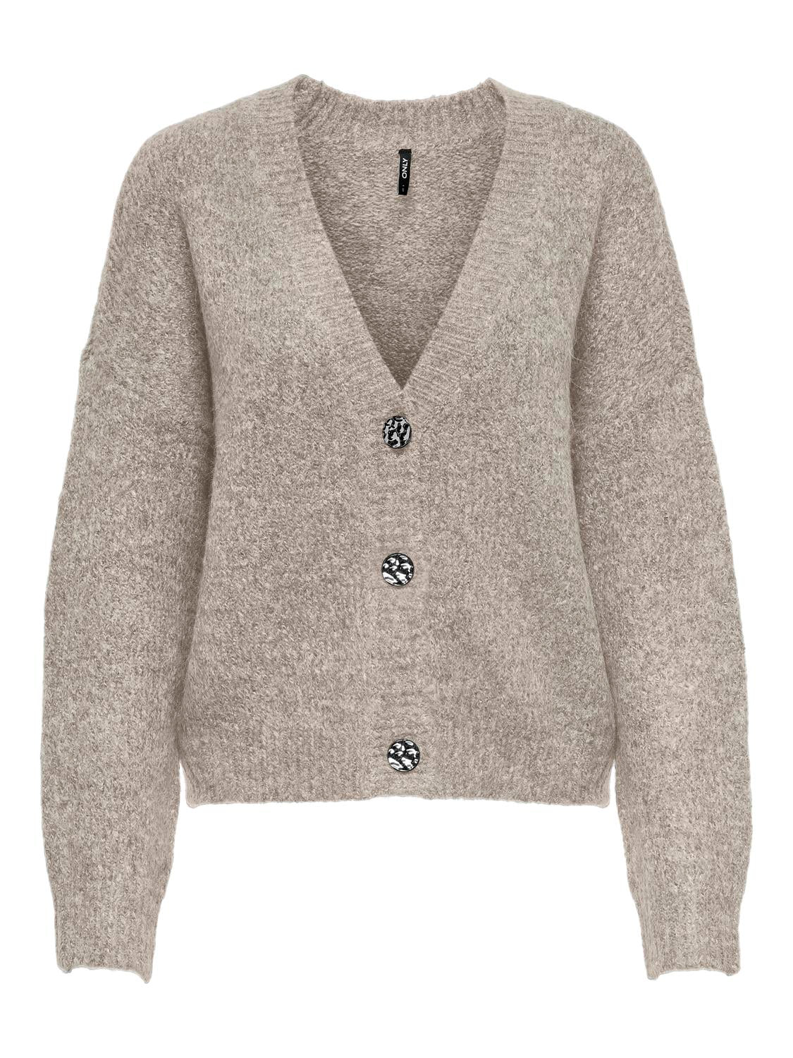 Carmakoma CARZOEY L/S CARDIGAN KNT NOOS Bruin - OAK Fashion Noordwolde