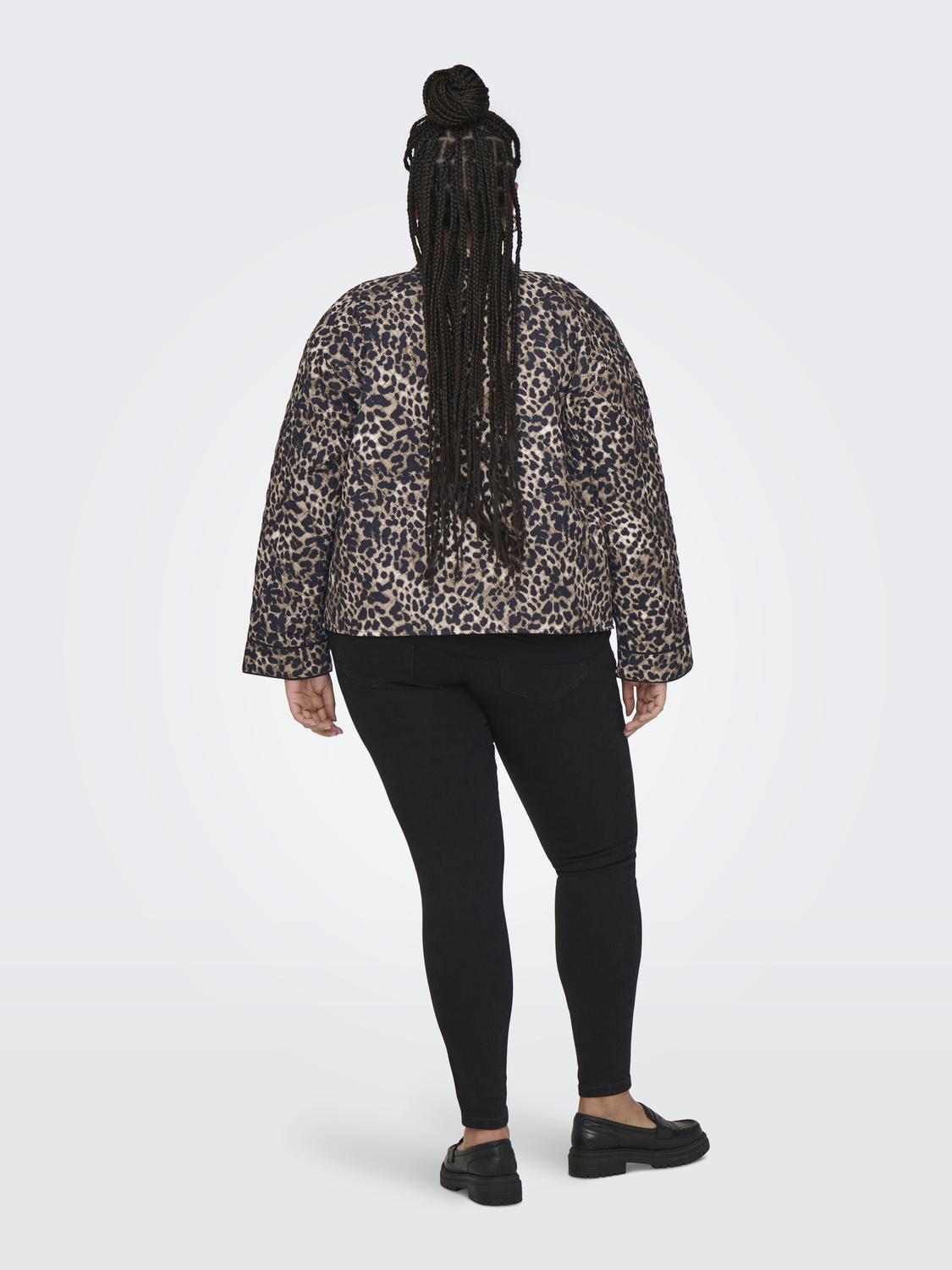 Carmakoma CARHALLIE QUILTED JACKET OTW Grijs - OAK Fashion Noordwolde