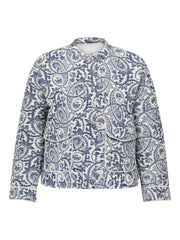 Carmakoma CARHALLIE QUILTED JACKET OTW Wit - OAK Fashion Noordwolde