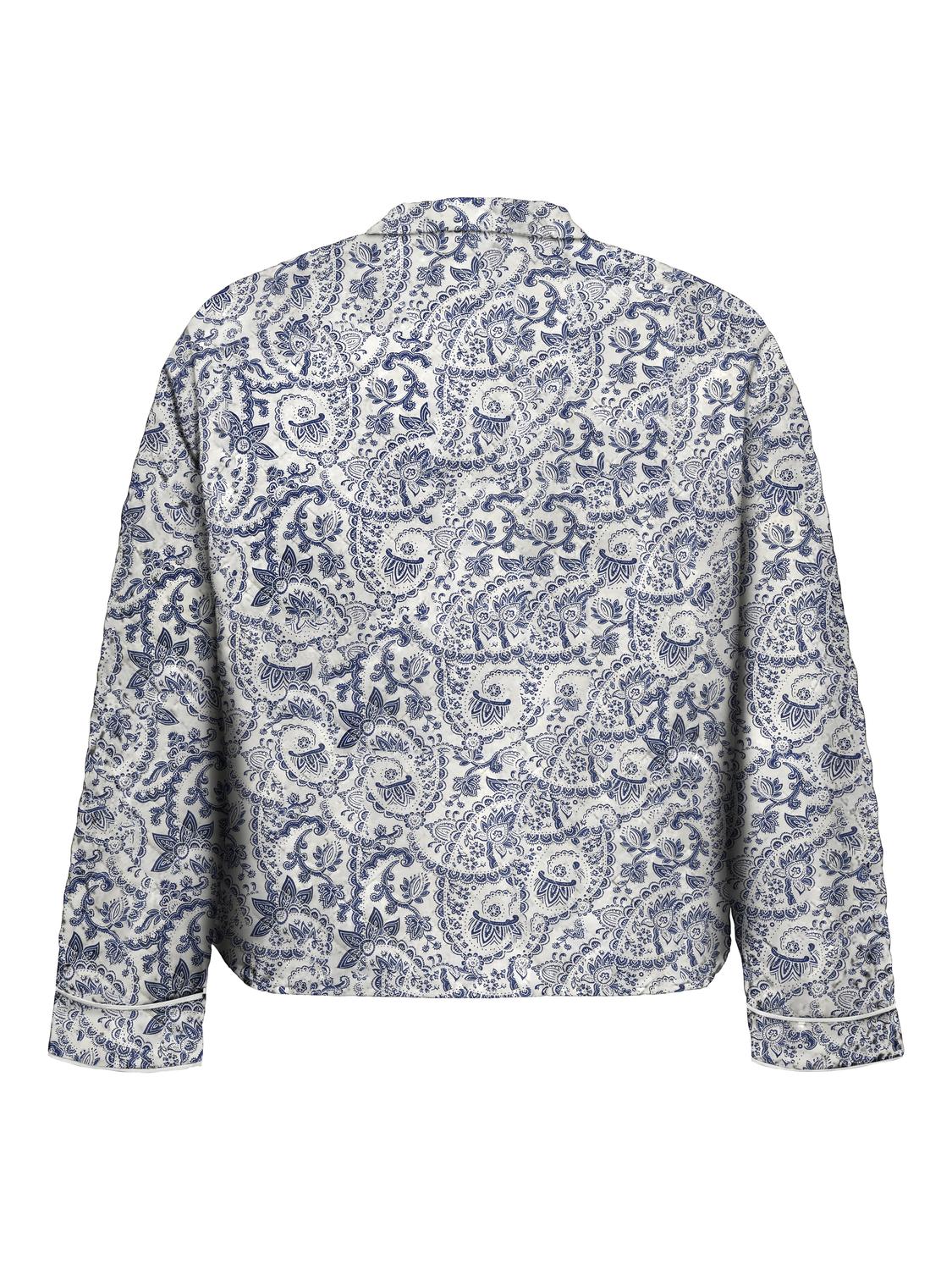 Carmakoma CARHALLIE QUILTED JACKET OTW Wit - OAK Fashion Noordwolde