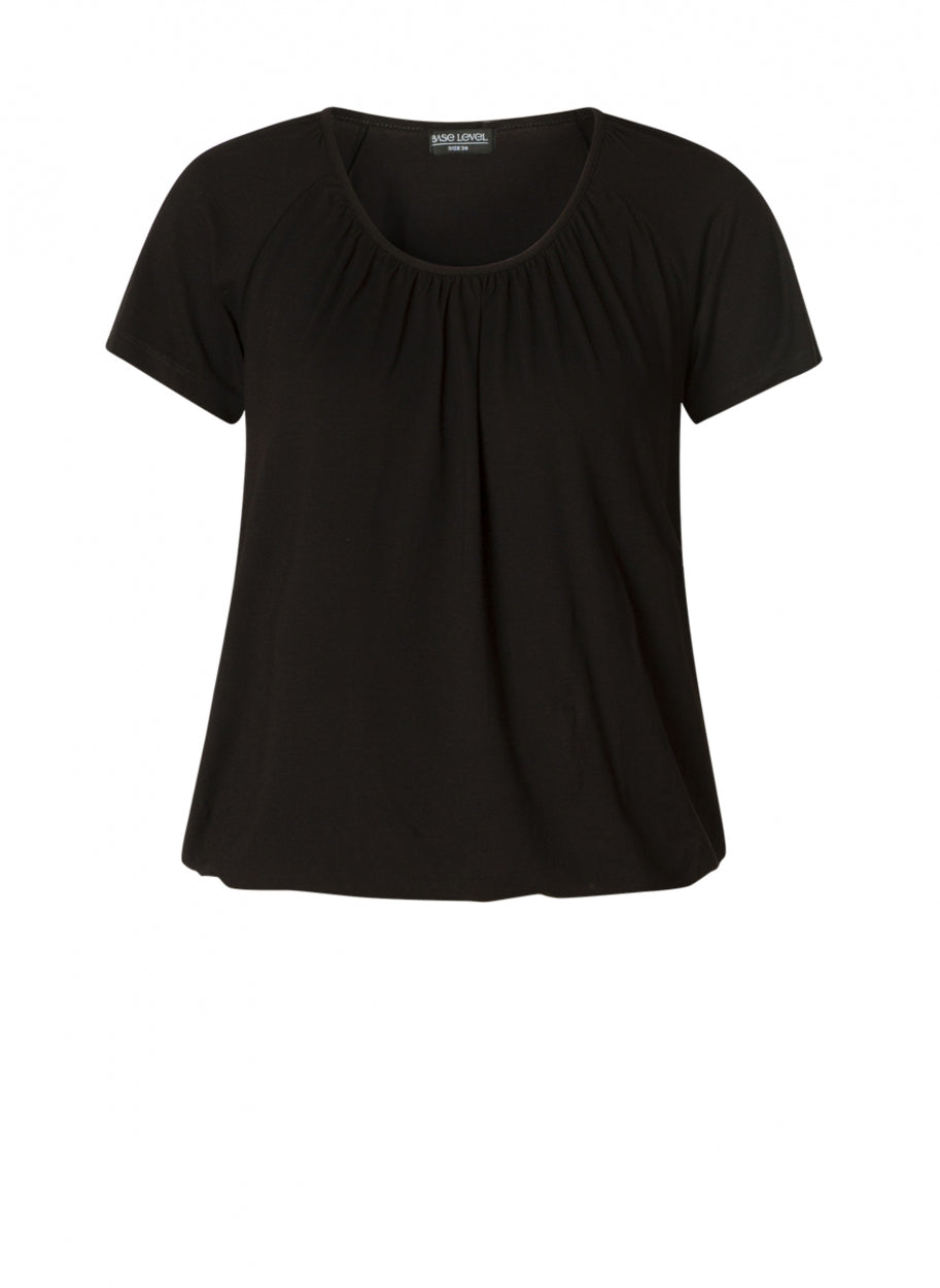 Base Level Top Yona Zwart - OAK Fashion Noordwolde