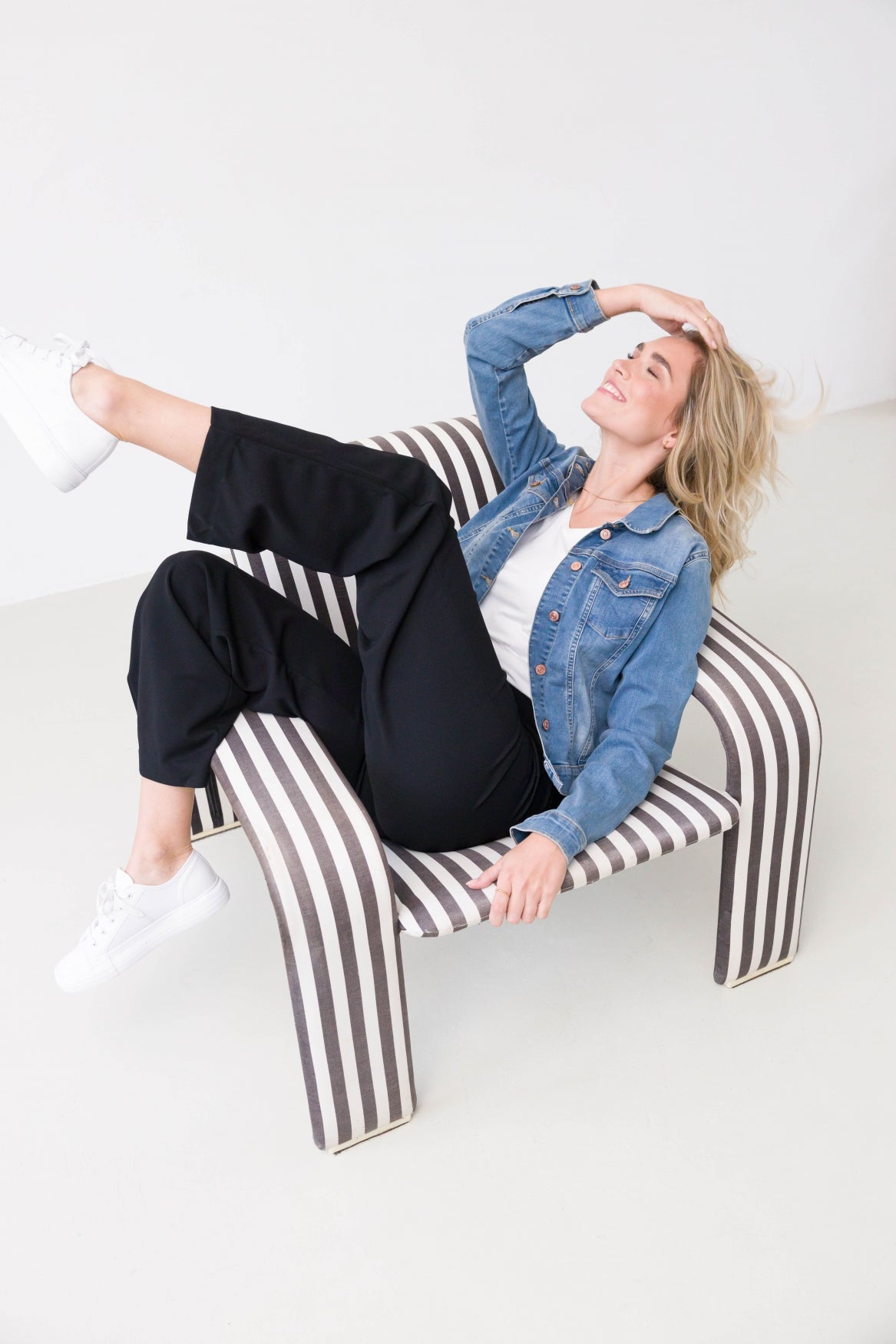 Base Level Yamil Blauw - OAK Fashion Noordwolde