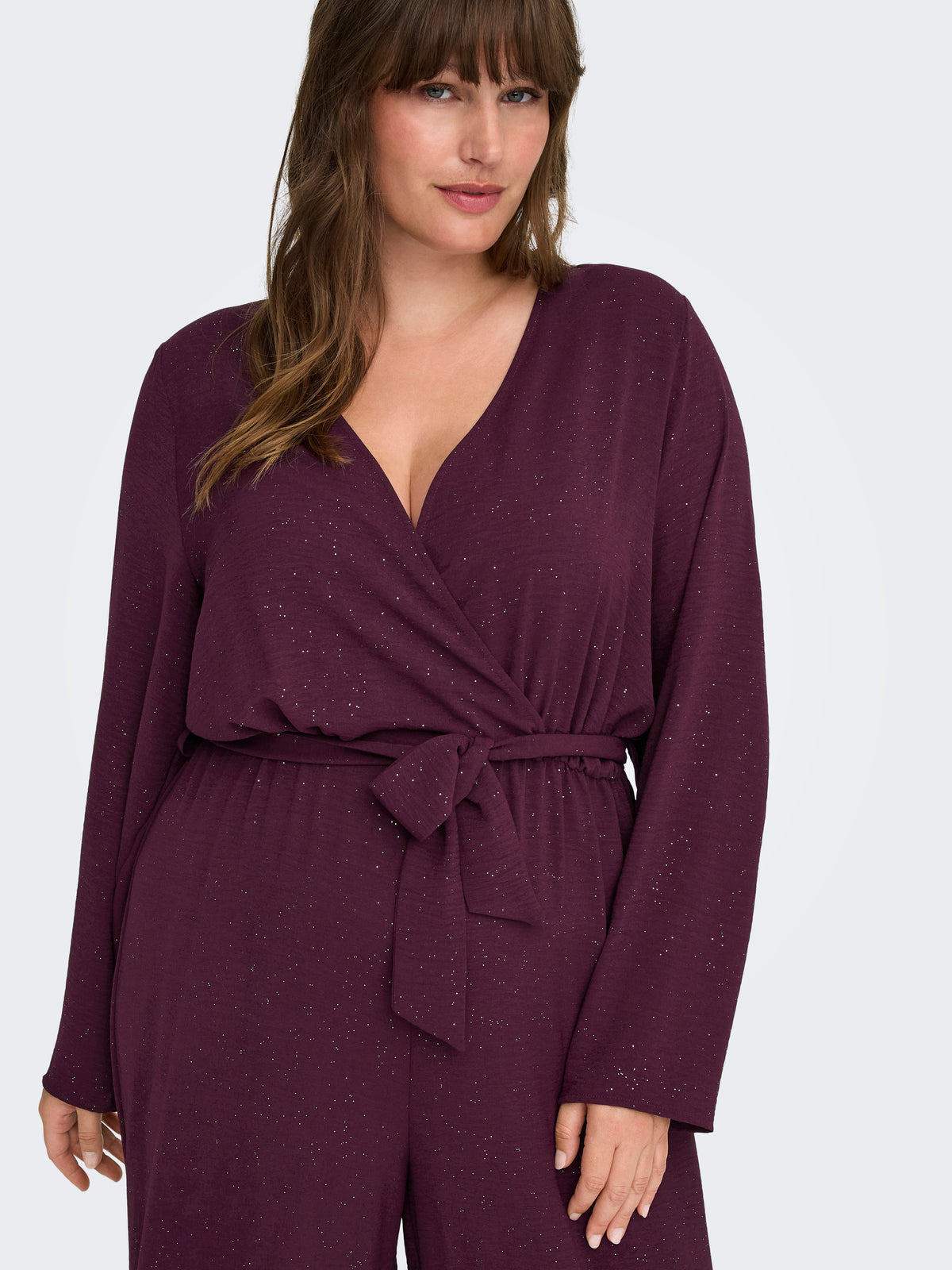 Carmakoma CARJOSEE METTA LIFE L /S JUMPSUIT WVN Paars - OAK Fashion Noordwolde