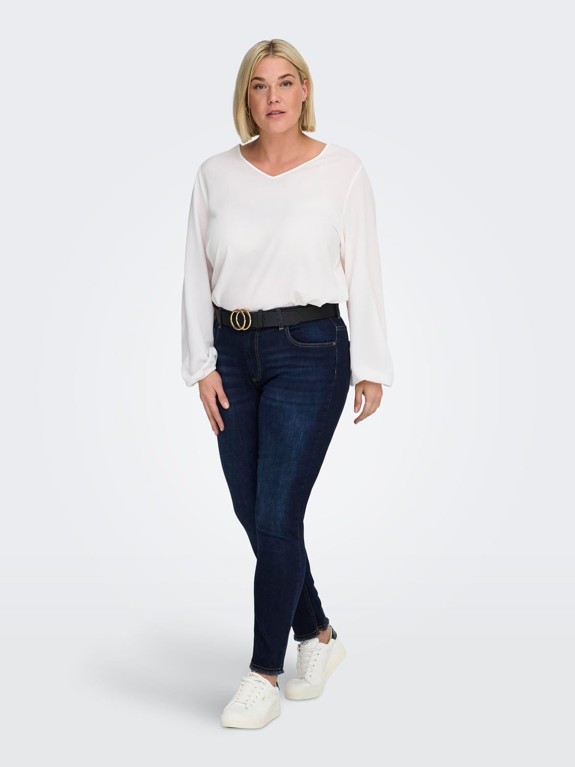 Carmakoma CARWILLY REG SK ANK RW REA4342NOOS Blauw - OAK Fashion Noordwolde
