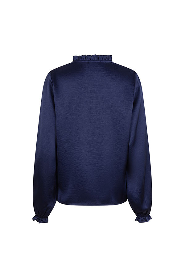 Lofty Manner Blouse Eliza Blauw - OAK Fashion Noordwolde