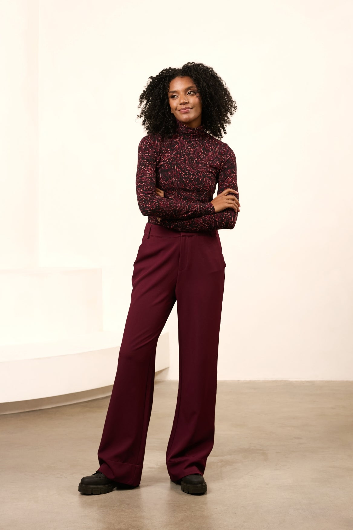 Lofty Manner Top Linnea Bruin - OAK Fashion Noordwolde