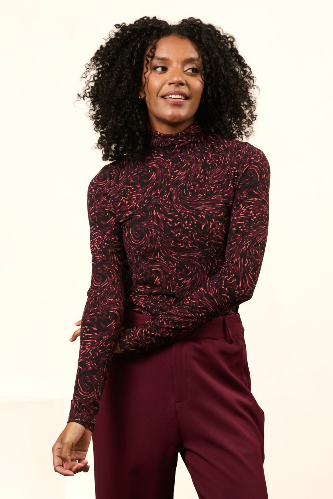 Lofty Manner Top Linnea Bruin - OAK Fashion Noordwolde