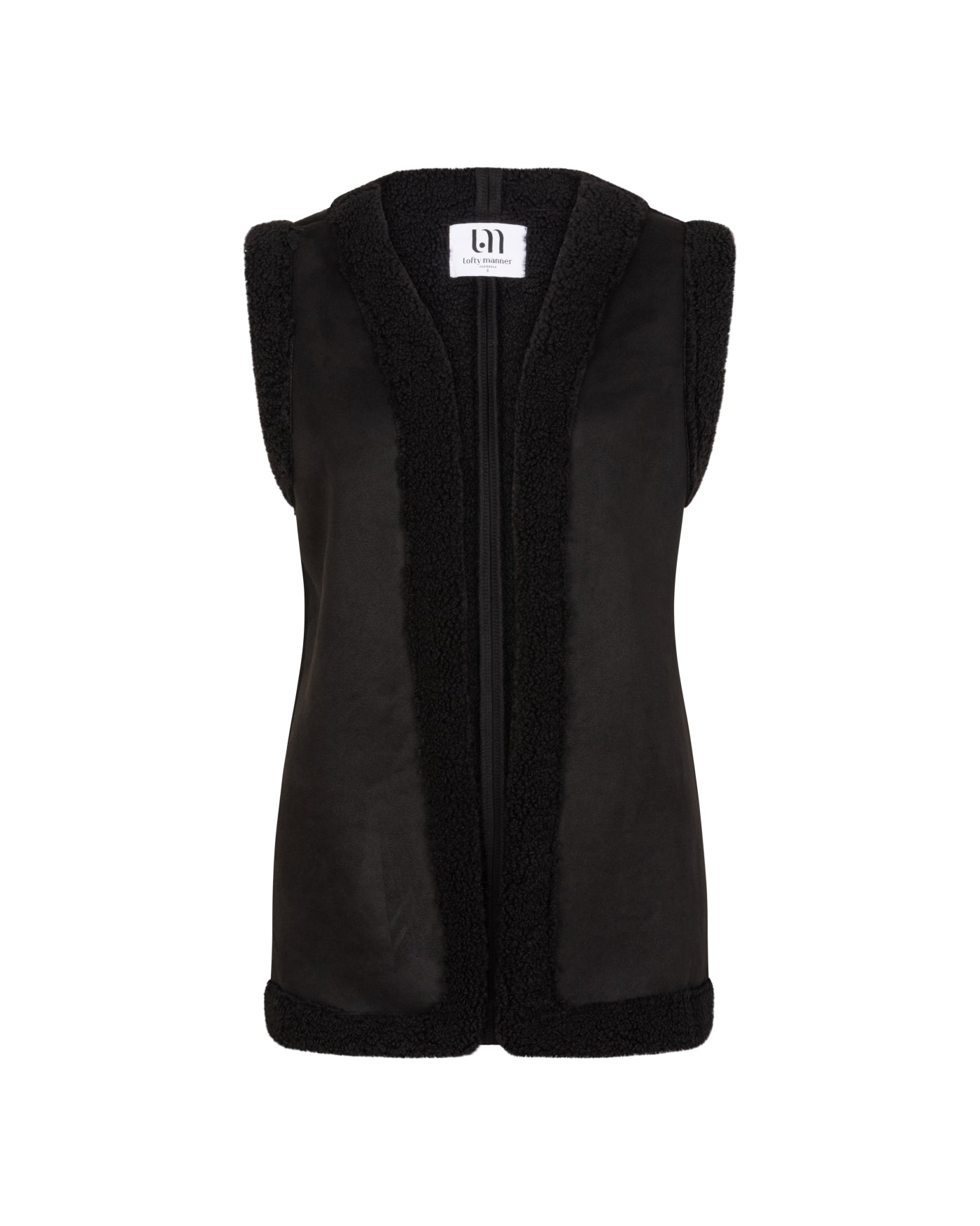 Lofty Manner Gilet Xenia Zwart - OAK Fashion Noordwolde
