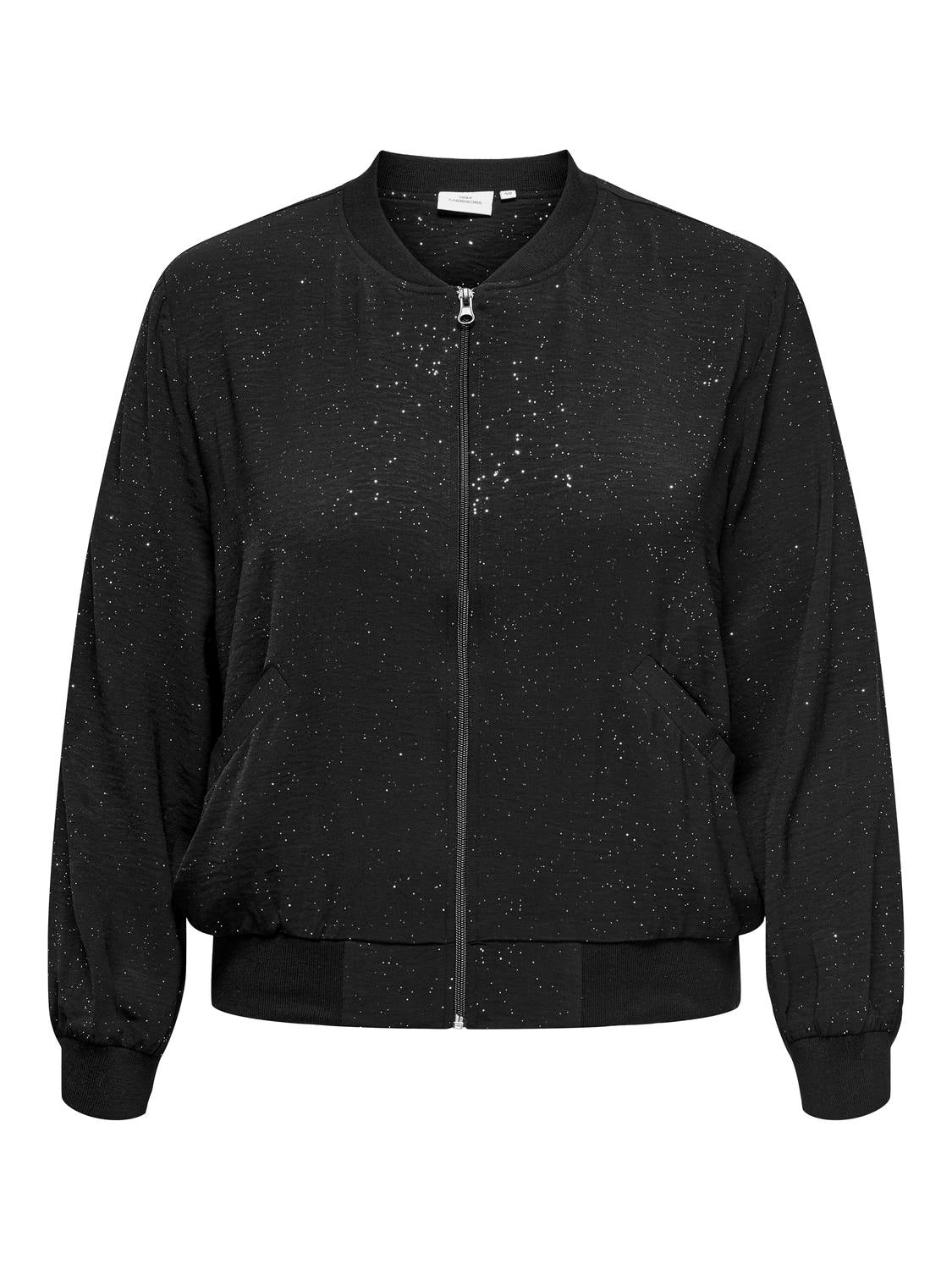 Carmakoma CARJOSEE METTA LIFE LS BOMBER WVN Zwart - OAK Fashion Noordwolde