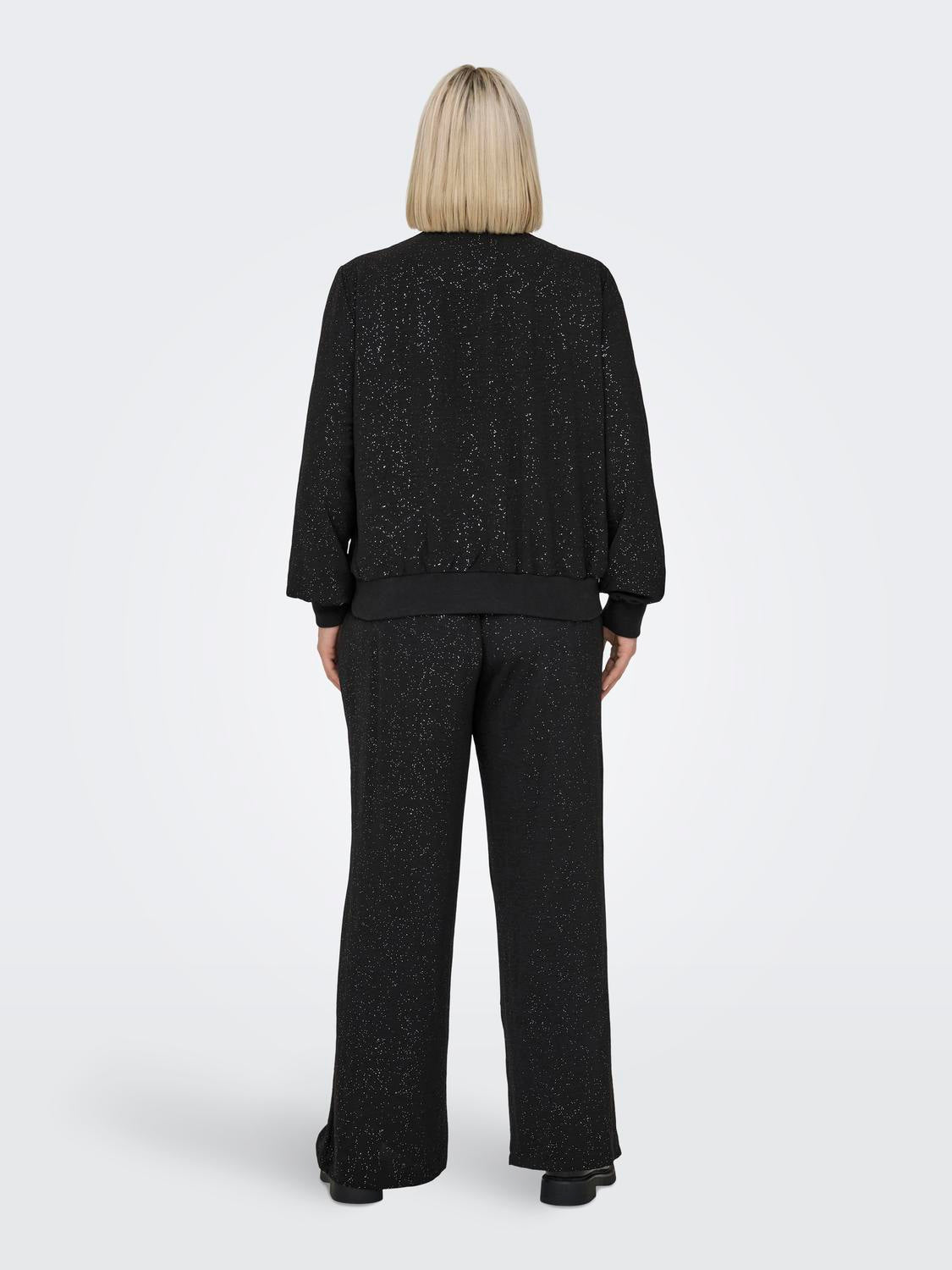 Carmakoma CARJOSEE METTA LIFE LS BOMBER WVN Zwart - OAK Fashion Noordwolde