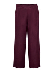 Carmakoma CARBAY STRAIGHT PANTS WVN BF Paars - OAK Fashion Noordwolde