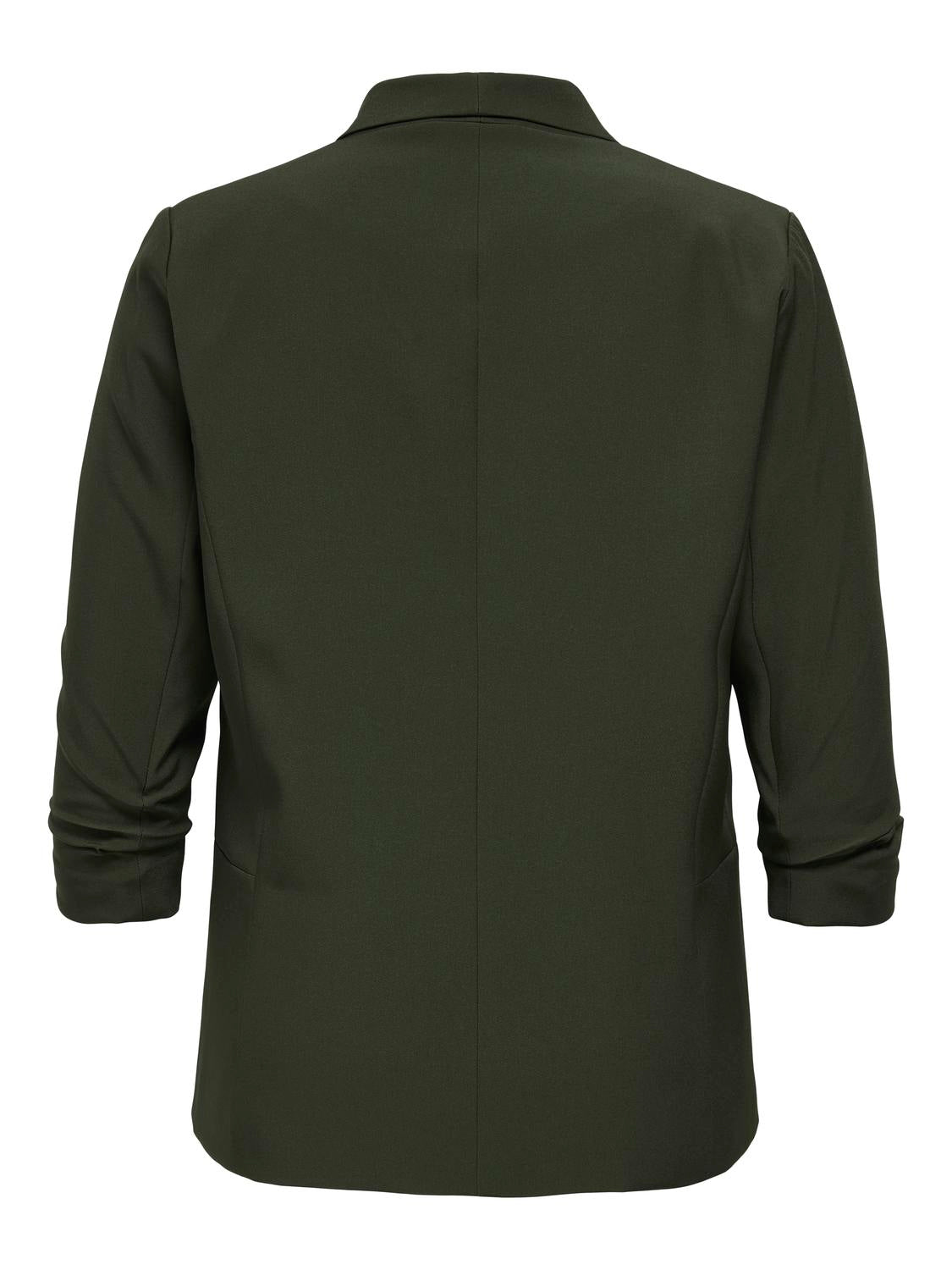 Carmakoma CARELLY 3/4 LIFE BLAZER TLR NOOS Groen - OAK Fashion Noordwolde