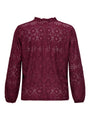 Carmakoma CARLUZIA L/S V-NECK BLOUSE JRS - alternate