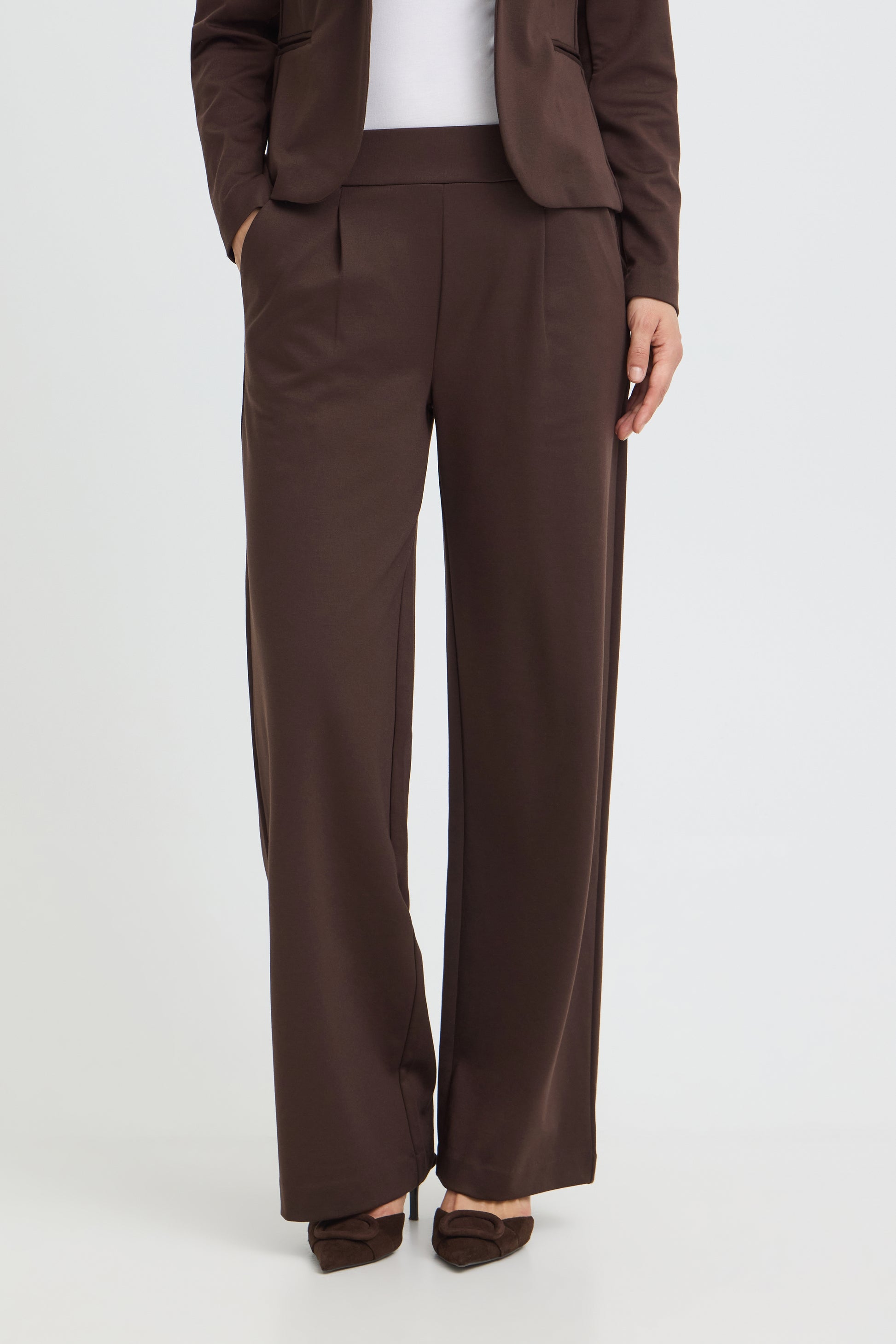 B. Young BYRIZETTA WIDE PANTS 2 Java - OAK Fashion Noordwolde
