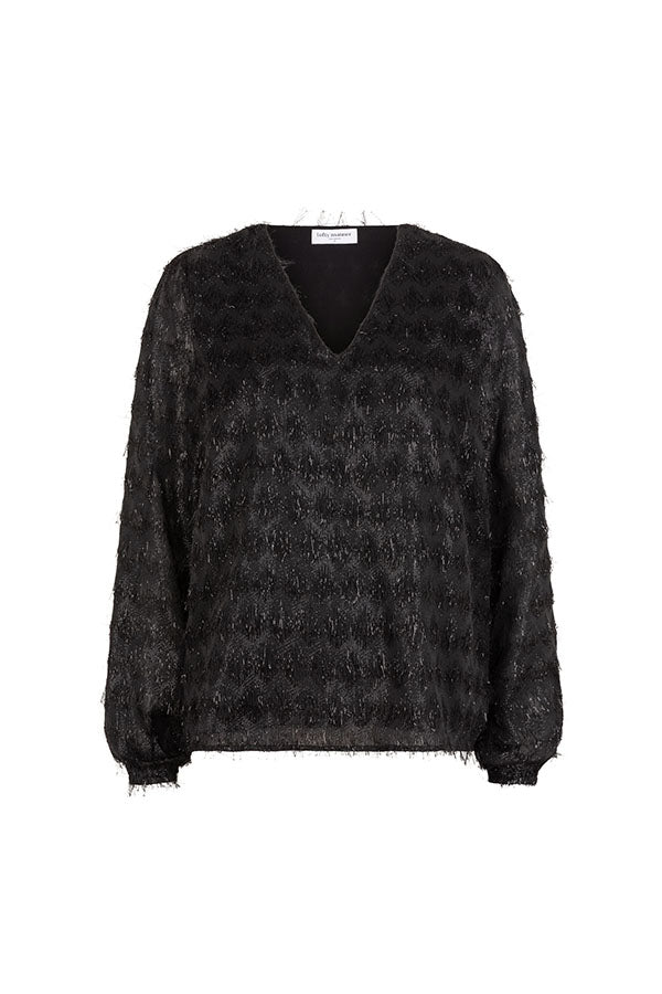 Lofty Manner Blouse Amara Zwart - OAK Fashion Noordwolde