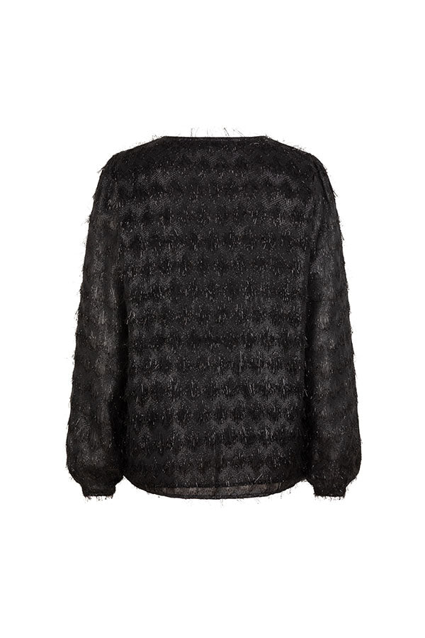 Lofty Manner Blouse Amara Zwart - OAK Fashion Noordwolde