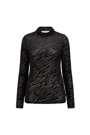 Lofty Manner Top Gaia Zwart - OAK Fashion Noordwolde