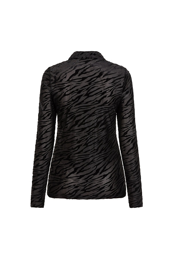 Lofty Manner Top Gaia Zwart - OAK Fashion Noordwolde