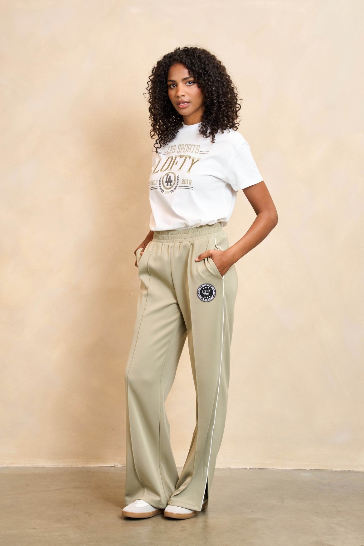 Lofty Manner T-shirt Melia Wit - OAK Fashion Noordwolde