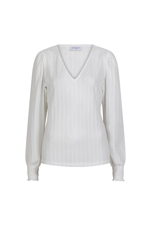 Lofty Manner Top Katherine Wit - OAK Fashion Noordwolde