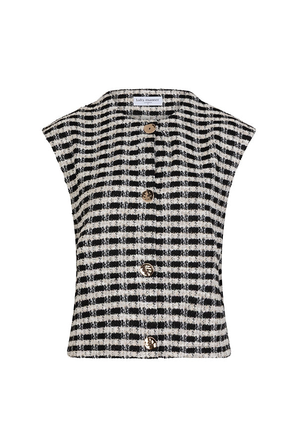 Lofty Manner Gilet Kendal Zwart - OAK Fashion Noordwolde