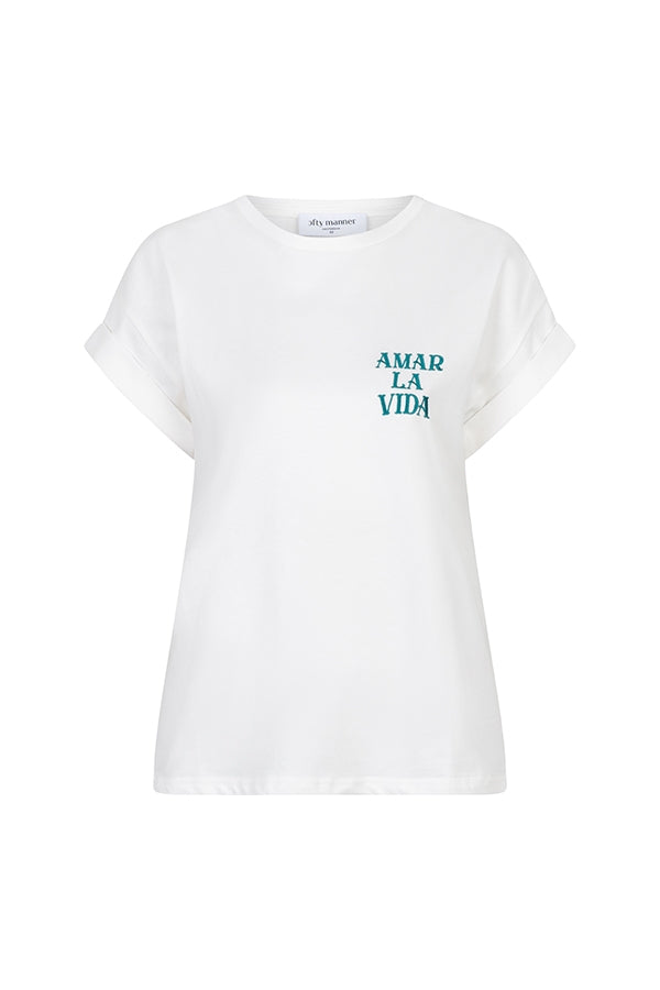 Lofty Manner T-shirt Elinea Wit - OAK Fashion Noordwolde