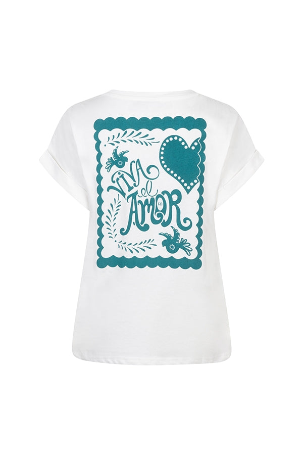 Lofty Manner T-shirt Elinea Wit - OAK Fashion Noordwolde