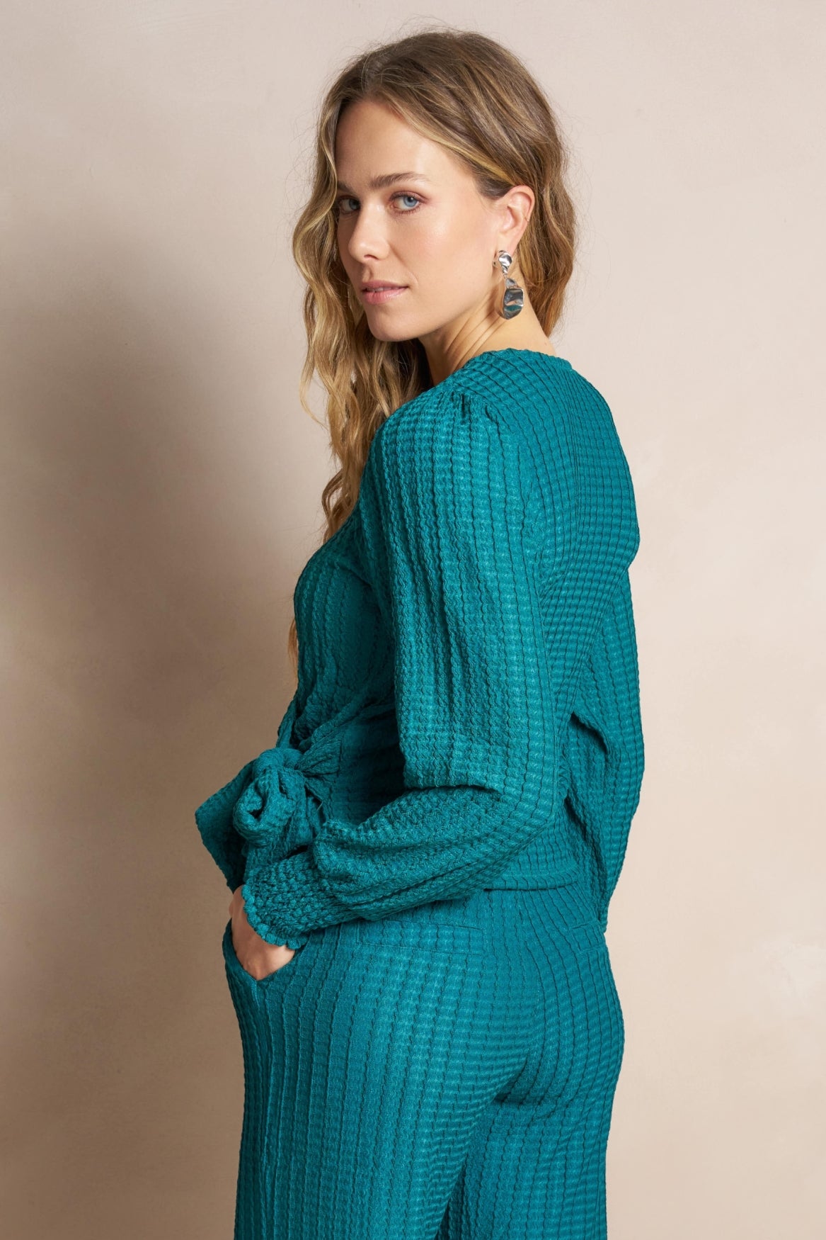 Lofty Manner Top Cirelle Groen - OAK Fashion Noordwolde