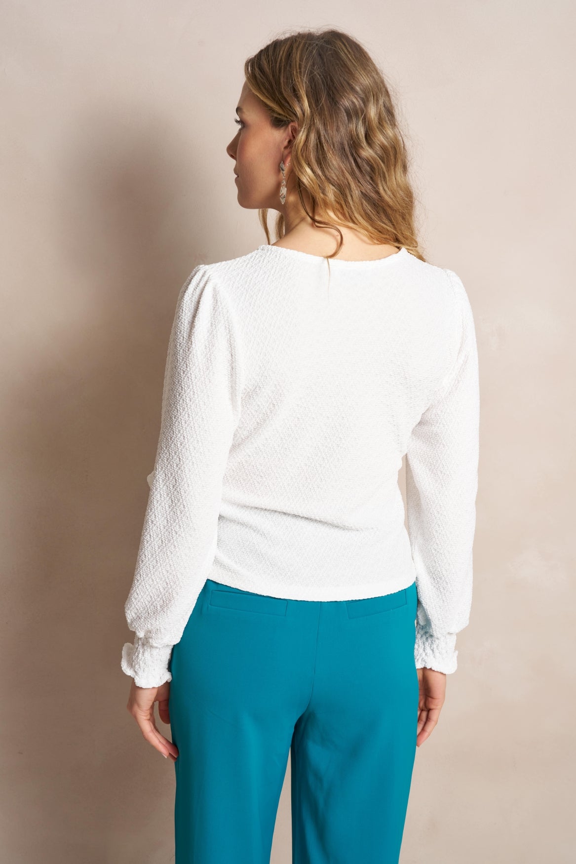 Lofty Manner Top Cirelle Wit - OAK Fashion Noordwolde