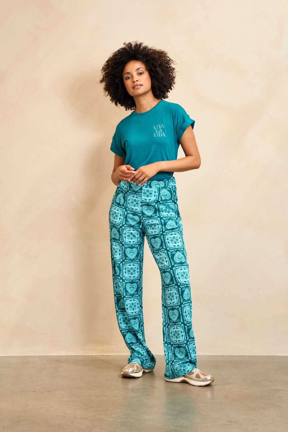 Lofty Manner T-shirt Miora Groen - OAK Fashion Noordwolde