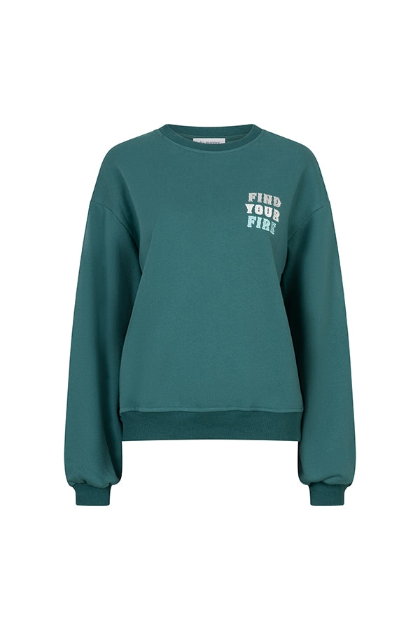 Lofty Manner Sweater Brinley Groen - OAK Fashion Noordwolde