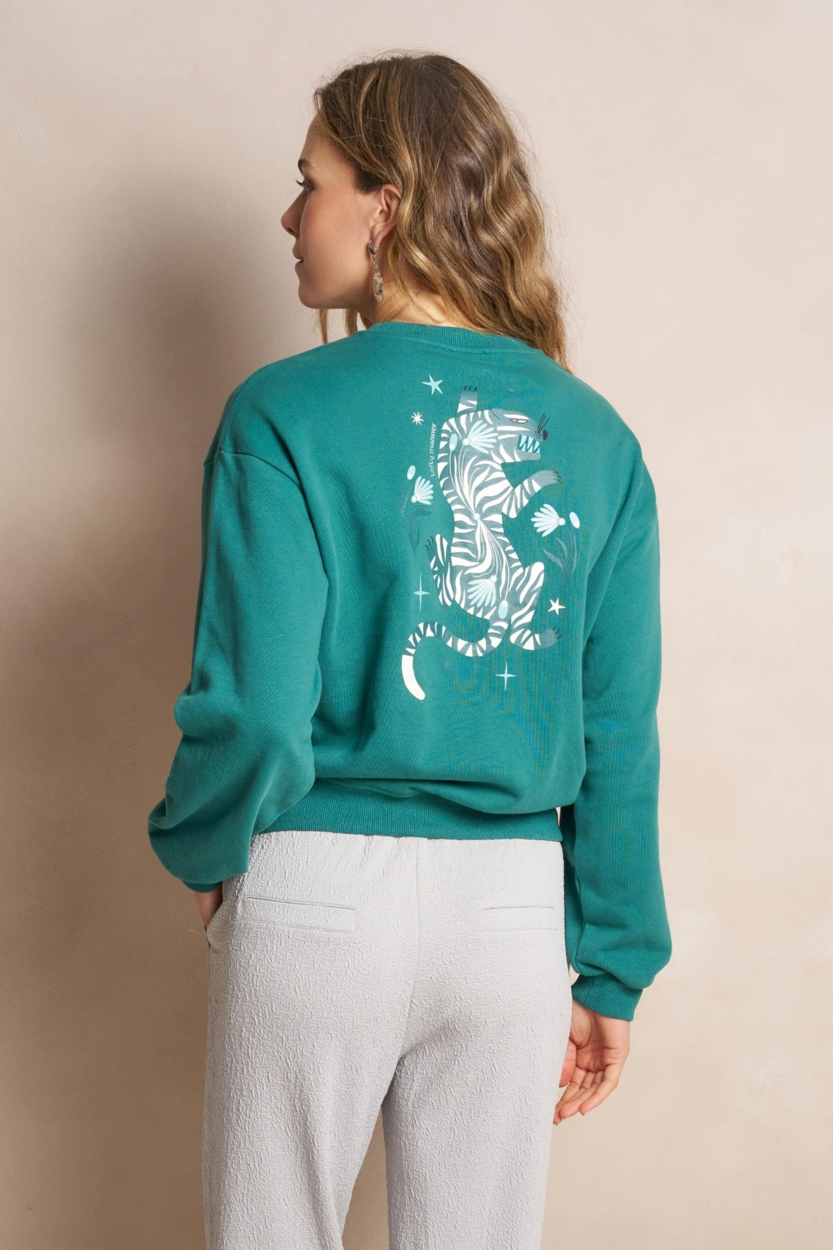 Lofty Manner Sweater Brinley Groen - OAK Fashion Noordwolde