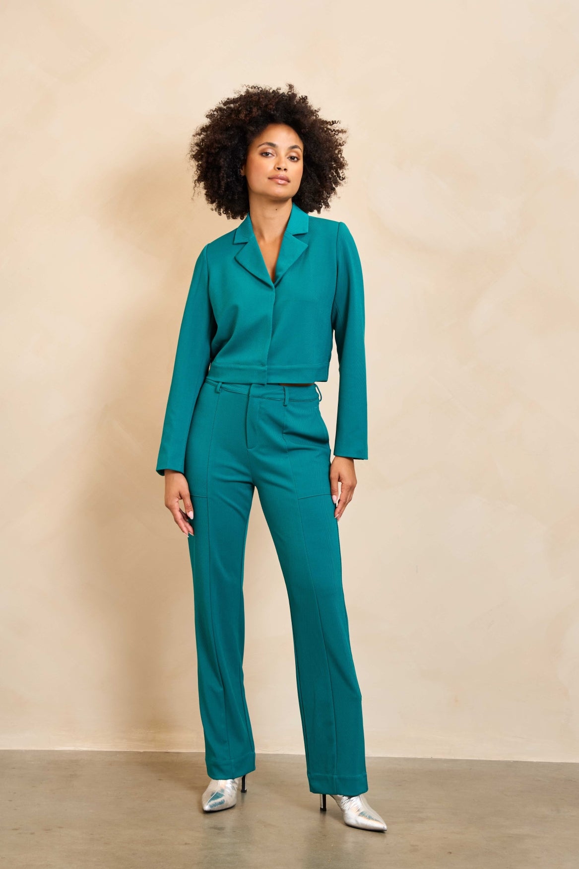 Lofty Manner Trouser Fenne Groen - OAK Fashion Noordwolde