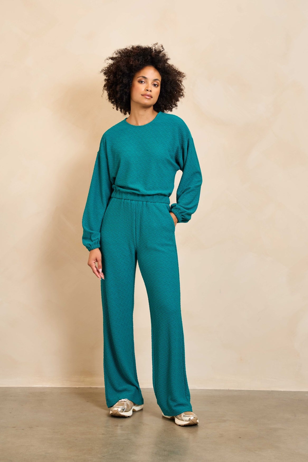 Lofty Manner Trouser Amaris Groen - OAK Fashion Noordwolde