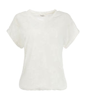 NED Bueno SS Woven Jacquard Bruin - OAK Fashion Noordwolde